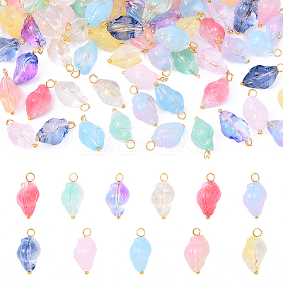 Glass Pendants PALLOY-YW00060-01-1