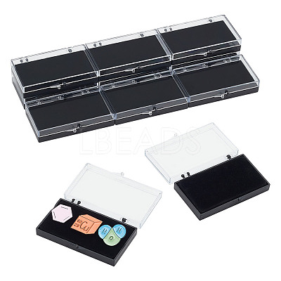 Plastic Box with Flocking Blister CON-WH0106-11A-1