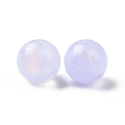 Opaque Acrylic Beads OACR-E014-19A-07-1