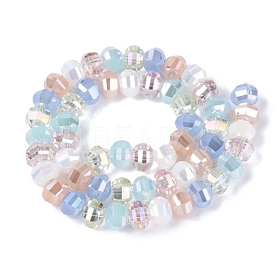 Electroplate Mixed Styles Glass Beads Strands EGLA-N022-14A-A05-1