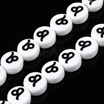 Handmade Porcelain Ceramic Beads Strands PORC-S502-032H-1