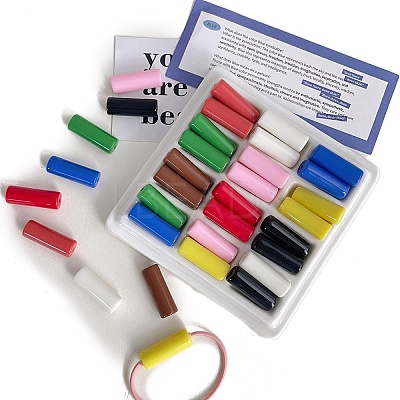 Opaque Acrylic Beads OACR-N138-04-1