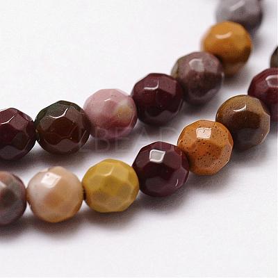 Natural Mookaite Beads Strands G-D840-30-4mm-1