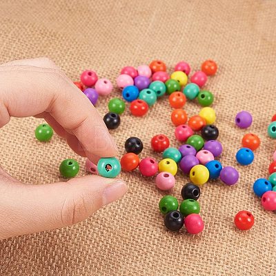 Diy Jewelry Wood Beads DIY-PH0018-20-1
