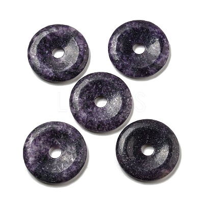 Natural Lepidolite Pendants G-P532-01A-04-1