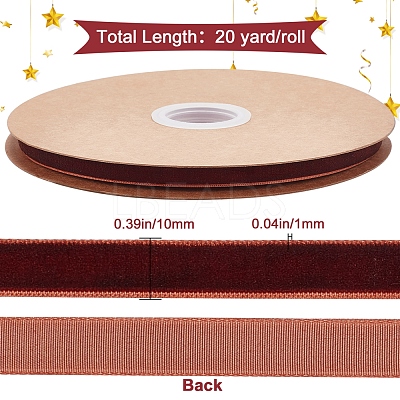 1 Roll Flocking Ribbon SRIB-GF0001-05A-1
