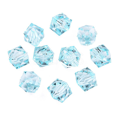 Transparent Acrylic Beads TACR-Q259-8mm-V38-1