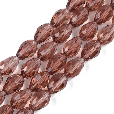 Transparent Glass Beads Strands EGLA-N013-T8mm-D02-1