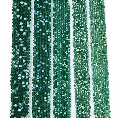Transparent Glass Beads Strands LS-EGLA-A044-T2mm-MB18-1