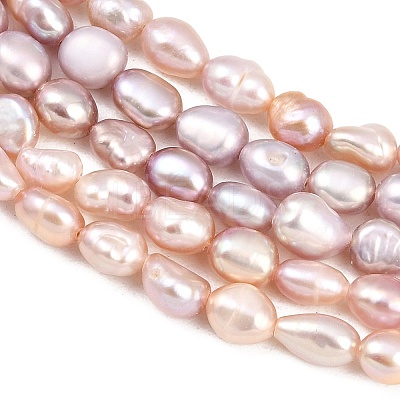 Natural Cultured Freshwater Pearl Beads Strands PEAR-L033-30B-1