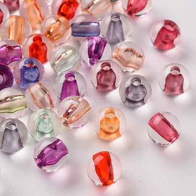 Transparent Acrylic Beads TACR-S154-02A-1