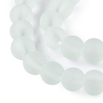 Baking Paint Transparent Glass Bead Strands GLAA-S031-6mm-29-1