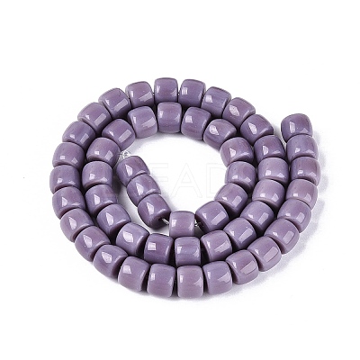 Opaque Glass Beads Strands GLAA-Q106-02A-B04-1