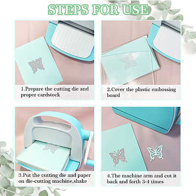 Flower Carbon Steel Cutting Dies Stencils DIY-WH0309-1830-1