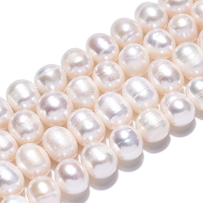 Natural Cultured Freshwater Pearl Beads Strands PEAR-N013-06F-1