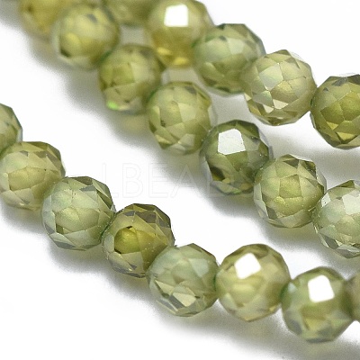 Cubic Zirconia Beads Strands X-G-G792-47-04A-1