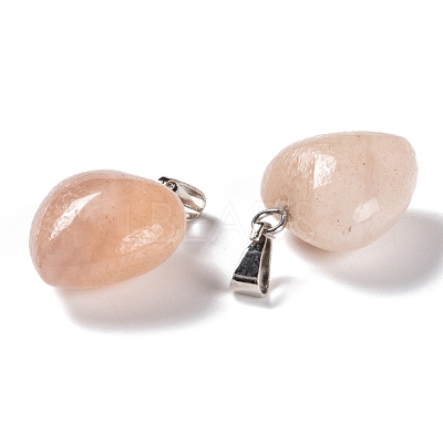 Natural Red Aventurine Pendants G-I311-A10-1