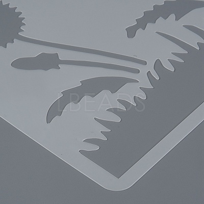 Plastic Reusable Drawing Painting Stencils Templates DIY-F018-B11-1