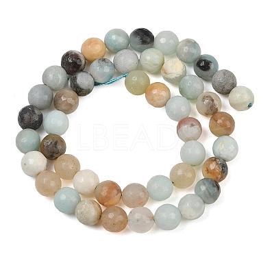 Natural Flower Amazonite Beads G-H1430-1-1