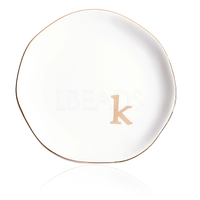 Round Ceramic Jewelry Dish AJEW-WH20067-023C-1