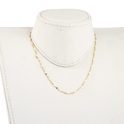 304 Stainless Steel Link Chain Necklaces NJEW-JN03084-02-1