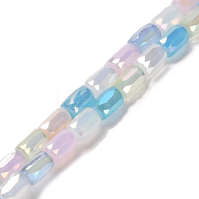 Electroplate Glass Beads Strands EGLA-D030-08J-1