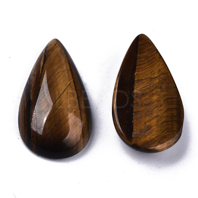 Natural Tiger Eye Cabochons X-G-N326-72D-1
