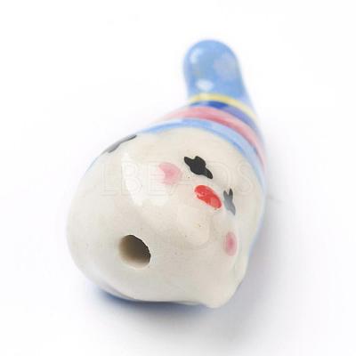 Handmade Porcelain Beads PORC-G006-17-1