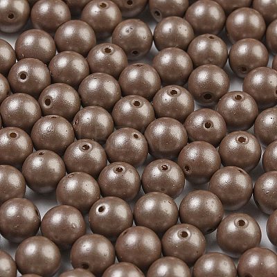 Baking Paint 3/0 Glass Seed Beads SEED-A034-02H-1