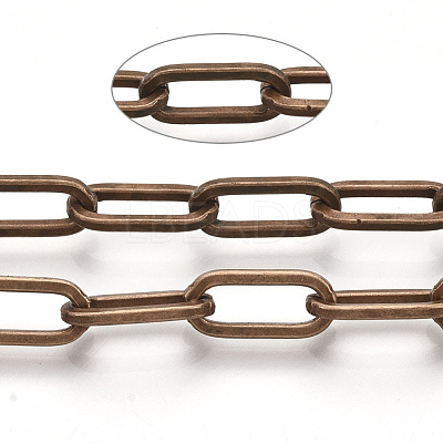 Unwelded Iron Paperclip Chains CH-S125-02F-R-1