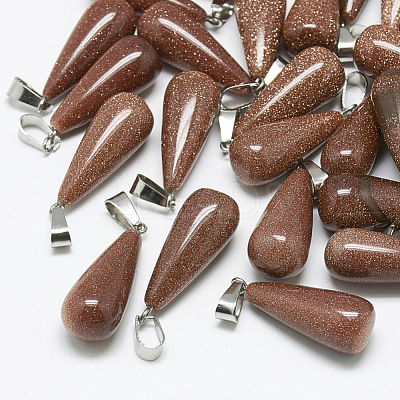 Synthetic Goldstone Pendants G-T081-16-1