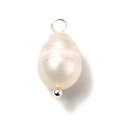 Natural Cultured Freshwater Pearl Pendants PALLOY-JF00942-02-1