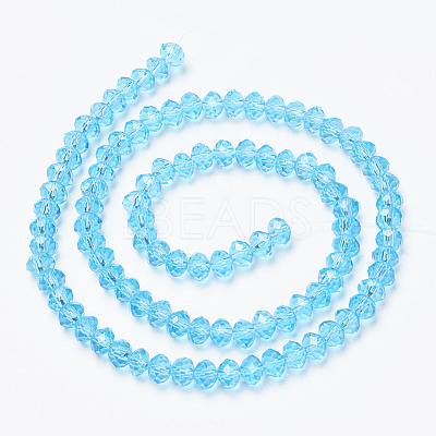 Glass Beads Strands EGLA-A044-T8mm-D08-1