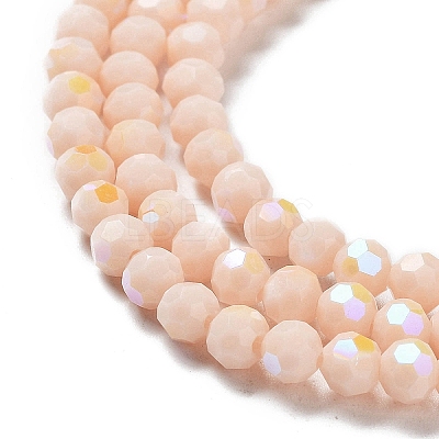 Opaque Glass Beads Strands LS-EGLA-A035-P4mm-L05-1