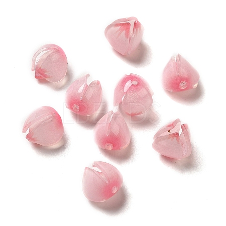 Simulation Lotus Shape Acrylic Beads SACR-C002-32-1