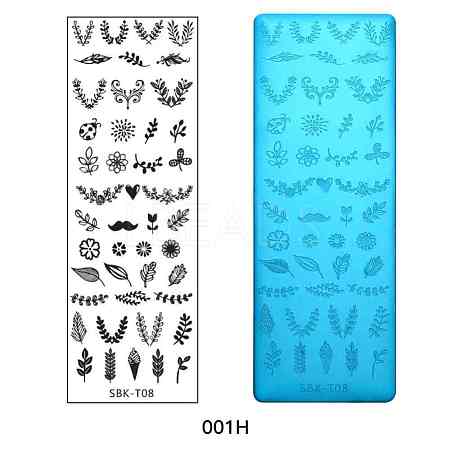 Stainless Steel Nail Art Stamping Plates X-MRMJ-Q044-001H-1