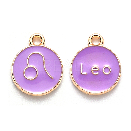Alloy Enamel Pendants LS-ENAM-S124-01A-01G-1