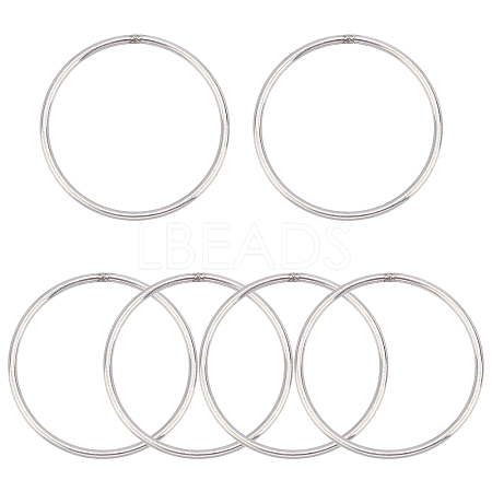 6Pcs 304 Stainless Steel Jump Rings STAS-GF0001-14-1