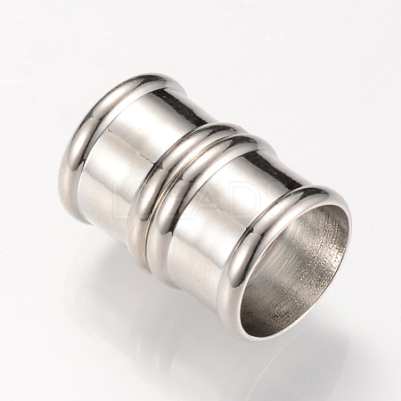 Brass Magnetic Clasps with Glue-in Ends KK-R052-22P-1
