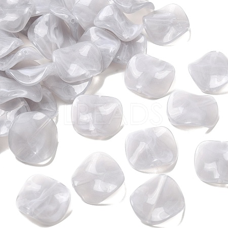 Opaque Acrylic Imitation Gemstone Beads OACR-G061-01E-1
