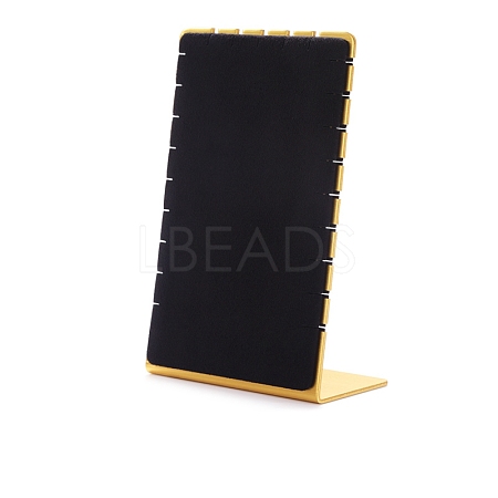 Metal Microfiber Jewelry Storage Rack PW-WGEC2F5-07-1