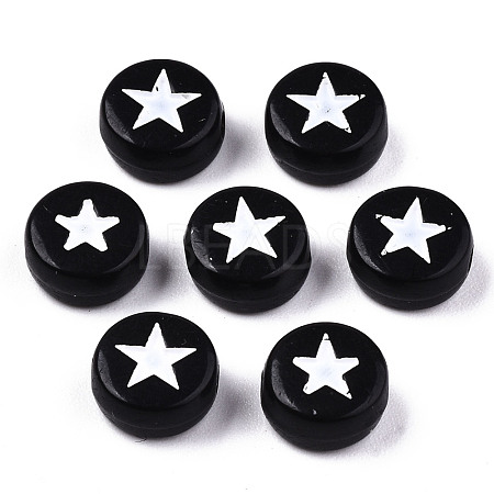 Opaque Acrylic Beads MACR-TAC0001-02-1