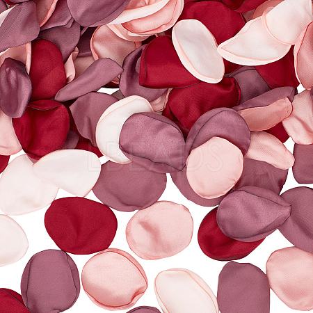 300Pcs Polyester Artificial Rose Flower Petals FIND-CN0002-43C-1
