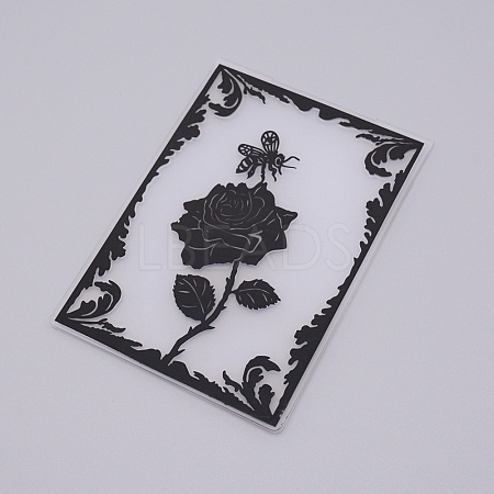 Plastic Embossing Folders DIY-WH0186-67-1