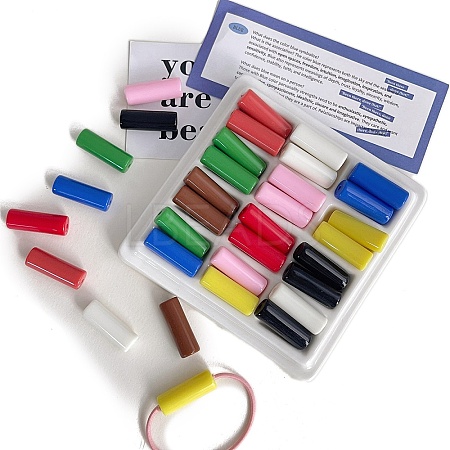 Opaque Acrylic Beads OACR-N138-04-1