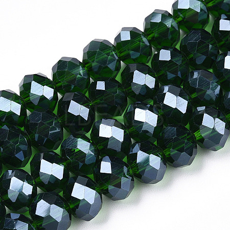 Electroplate Glass Beads Strands EGLA-A034-T3mm-A31-1