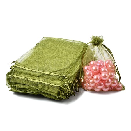 Organza Gift Bags with Drawstring OP-R016-13x18cm-13-1