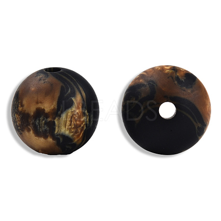 Frosted Resin Beads RESI-N034-17-A05-1