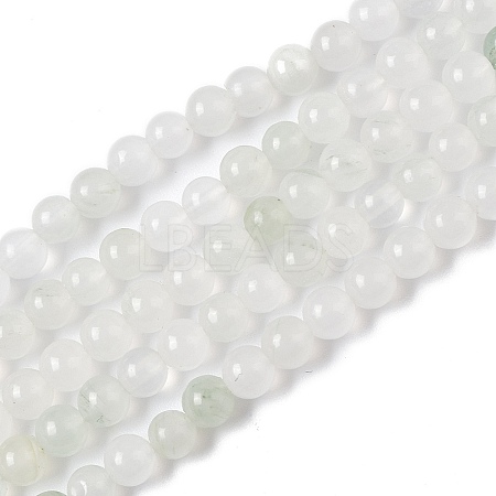 Natural Tianshan Cui Quartzite Beads Strands G-B046-01D-1