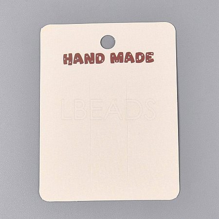 Cardboard Paper Jewelry Display Cards for Hair Clip Storage CDIS-N004-14-1